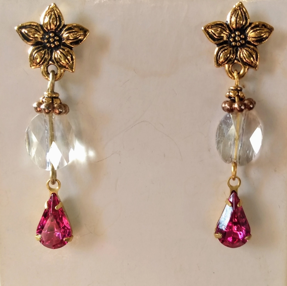 Crystal earrings